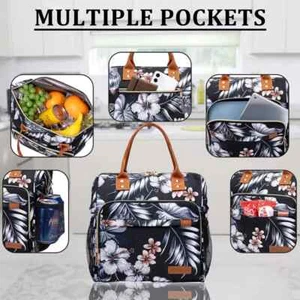 Lunch Box for Women - Adult Insulated Lunch Bag Ladies Lunch Tote Bag for Wor... - Picture 1 of 7