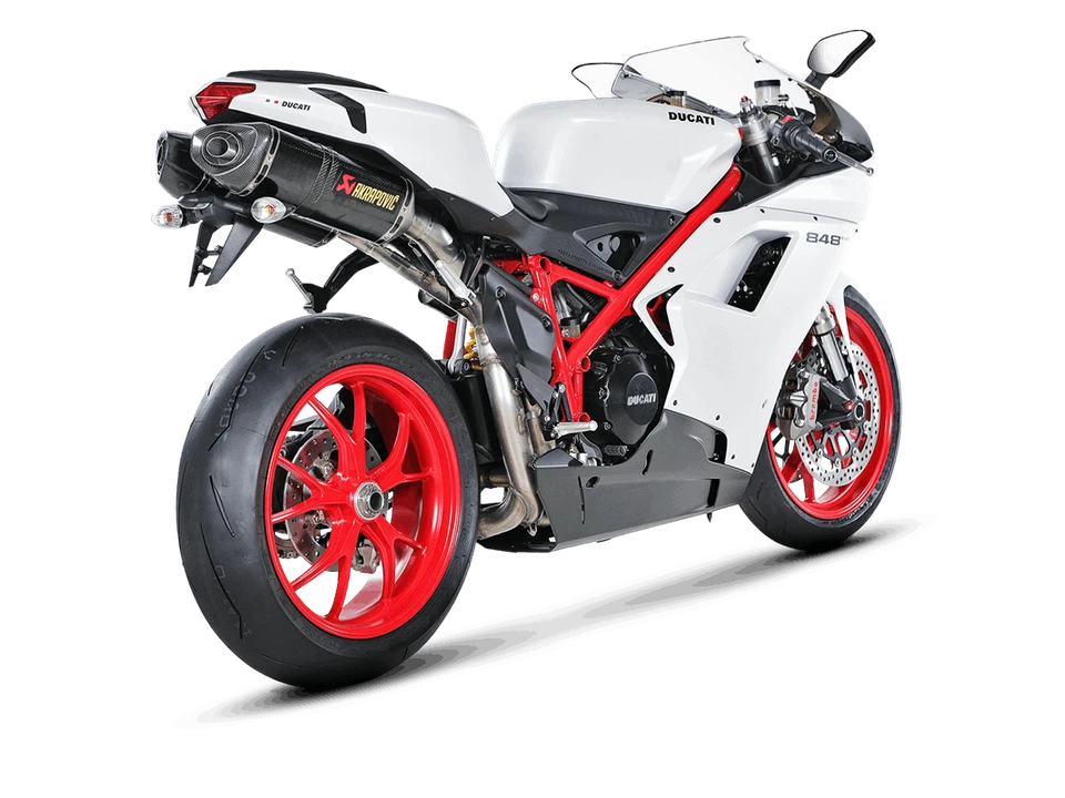 Silenciador AKRAPOVIC Slip-On Ducati 1198 / S Modelo 2009 - 2011 Foto 1 de 2