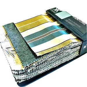 Kravet Basic Fabric Sample Book Floral Embroider Geometric Striped Multicolor - Picture 1 of 12