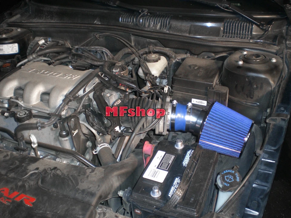 BLUE 1PC For 1996-1998 Pontiac Grand Am 3.1L V6 Air Intake Kit + Filter - Image 1 of 1