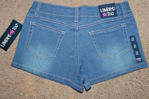 Nuevo con etiquetas Pantalones Cortos de Denim LIMITED TOO para Niñas Medianos Azul Elástico Denim Talla 12 - Imagen 1 de 3