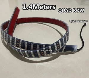 JHB Parts:  1PC 1.4Meters QUAD ROW CHASING FLOW LED Strips Light for 17.5" Wheel - Picture 1 of 1