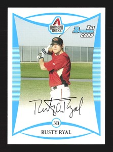 2008 1st Bowman Baseball #Prospect Rusty Ryal    Arizona Diamondbacks