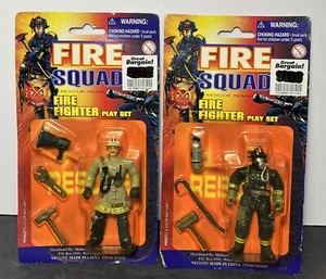 Excite Fire Squad Rescue Team Firefighter Playset Action Figures Set of 2 NIP - Picture 1 of 5