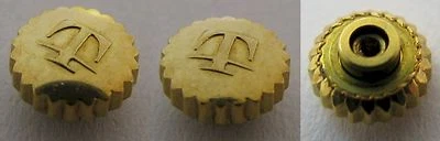 Pieza de reloj Tissot vintage corona dorada a prueba de polvo 4,4 milímetros Foto 1 de 2