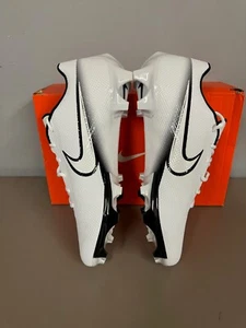 Nike Vapor Edge Speed 360 White Black Football Cleats CD0082-100 Men's Size 14 - Picture 1 of 5