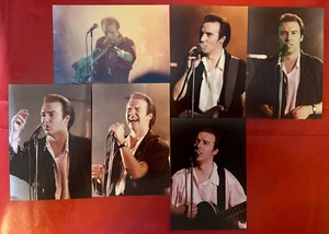 6 VINTAGE ULTRAVOX MIDGE URE ORIGINAL CONCERT PHOTOGRAPHS  5x3.5"  1980's - Picture 1 of 2