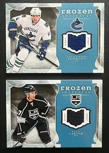 Lot of 2 FROZEN ARTIFACTS Burrows and Carter 2015-16 Upper Deck Artifacts - Picture 1 of 2