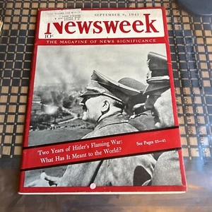 September 8, 1941 Newsweek Adolph Hitler WW2 - Picture 1 of 20