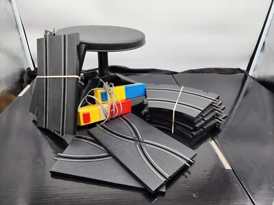 Vintage Speedtrak Slot Car Controllers & 12 pieces Speed Trak Trax - Image 1 of 2