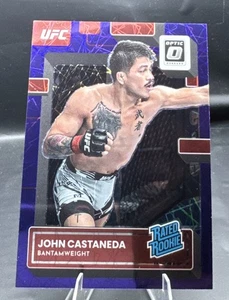 Donruss Optic UFC 2023 clasificación púrpura velocidad Prizm/59 John Castaneda novato radiocontrol - Imagen 1 de 3