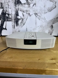 Bose AWR1-1W Acoustic Wave Clock Radio White with Power Cord No Remote FOR PARTS - Picture 1 of 8