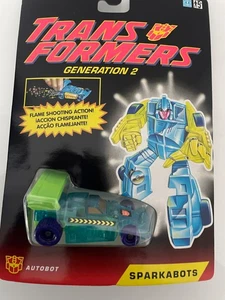 TRANSFORMERS GENERATION 2 SPARKABOTS - BLAZE NEW ON CARD - Picture 1 of 17
