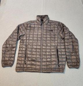 The North Face Thermoball Trekker Jacke Herren Medium Grau Full Zip Logo - Bild 1 von 10