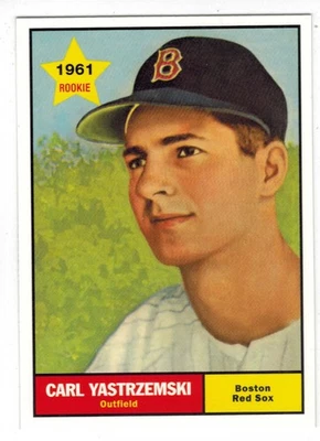 CARL YASTRZEMSKI 2010 Topps THE CARDS YOUR MOM THREW OUT #CMT126 - 1961 Topps - Image 1 of 2