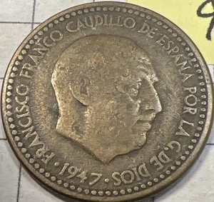 España 1947 Una Peseta - Imagen 1 de 5