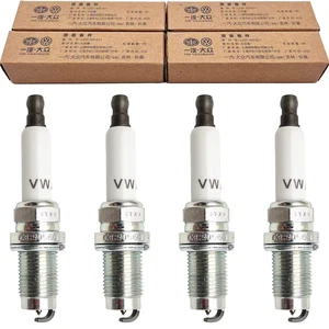 Orig. 4x VW Zündkerzen Für VW GOLF V VI AUDI A1 A3 SEAT IBIZA SKODA 03C905601 - Picture 1 of 7