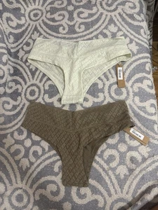 Skims 2 Höschen Paket Gr. XXS Höschen Bone & Desert Neu mit Etikett Boy Short PN-BYS-1102 - Bild 1 von 5