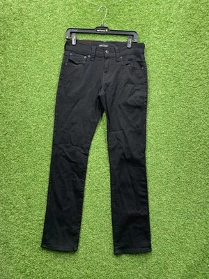 True Religion Jeans Mens 28 Ricky Relaxed Straight Black Flap Pockets y2k Grunge - Image 1 of 4