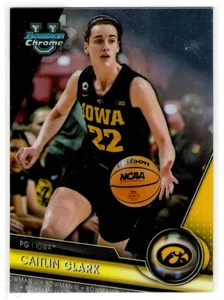 2024-25 Bowman U Chrome Caitlin Clark Iowa #34 - Picture 1 of 3