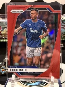 2024-25 Panini Prizm EPL Dwight McNeil #234 Red Prizm /199 TZ - Photo 1/2