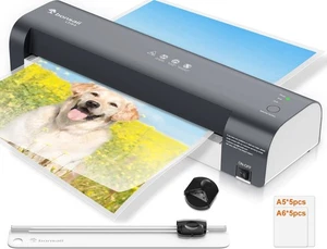 Bonsaii A3 Laminiergerät 5in1 Set 10 Folien Staufrei Papierschneider Büro L318-A - Bild 1 von 8