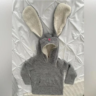 Layla женщин мягкий приятный кролик пуловер флисовый халат/толстовка с карманом EUC S. - Изображение 1 из 4