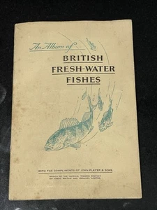 Vintage John Player Cigarette Cards British Fresh-Water Fishes Album Complete - Picture 1 of 11