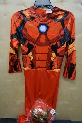 Marvel Iron Man, Mono Disfraz Infantil con Máscara, Talla L, Nuevo Foto 1 de 4