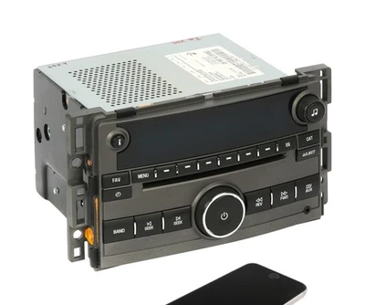 Radio CD HHR Chevy AM FM 2009-2011 con actualización auxiliar y Bluetooth 20919522 Opt US8 Foto 1 de 4