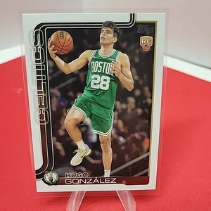2025-26 Topps Basketball Hugo Gonzalez RC Rookie Base Celtics - Picture 1 of 2