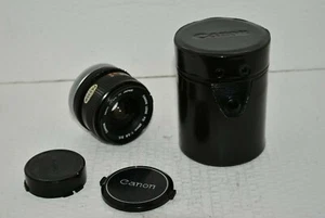 CANON LENS FD 28mm f 2. 8 S.C. PRIME WIDE-ANGLE LENS.COMPLETE WITH HARD POD CASE - Picture 1 of 6