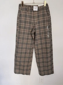 Pantalone AMERICAN EAGLE a quadri gamba dritta taglia 4 regular nuovo con etichetta - Foto 1 di 10
