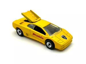Vintage 1991 Matchbox No 22 Lamborghini Diablo Yellow Car Mint - Bild 1 von 5