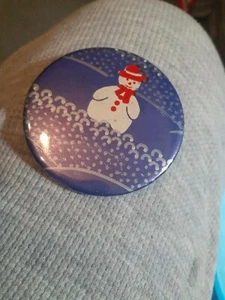 Insignia vintage muñeco de nieve - Imagen 1 de 3
