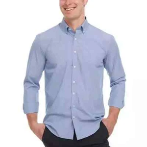 Chaps Men's Regular Fit Button-Down Dress Shirt | E52 - Picture 1 of 18