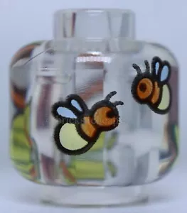 Lego Head Bright Light Yellow Medium Nougat Lavender Fireflies Twigs Olive Leave - Picture 1 of 2