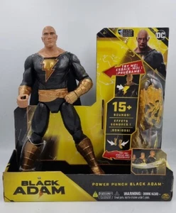 DC Black Adam Power Punch 12-Inch Action Figure with Lights & Sounds THE ROCK - Picture 1 of 12