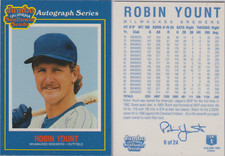 ROBIN YOUNT; 1990 JUMBO CALIFORNIA SUNFLOWER SEEDS BASEBALL CARD #6/24