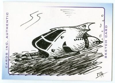 Thunderbirds Are Go! Movie Sketch Card by James Ramsey Vehicle - Image 1 of 2