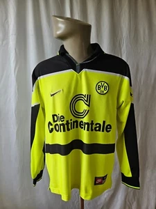 Borussia Dortmund BVB 1997/1998 Long Heim KIT Shirt Trikot M Continentale - Bild 1 von 15