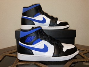 Las mejores ofertas en Jordan 1 Mid-Corredor Negro Azul | eBay