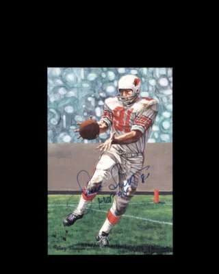 Jackie Smith JSA Coa Signed HOF 94 Goal Line Art Card GLAC Autograph - Image 1 of 3