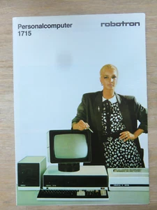 robotron-Verkaufsprospekt 1986 für den Personalcomputer PC 1715, DIN-A4/6 Seiten - Afbeelding 1 van 1