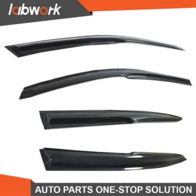 Labwork 窗帘通风口防雨偏转器适用于本田雅阁 2003 - 2007 4 件 — 第 1/4 张图片