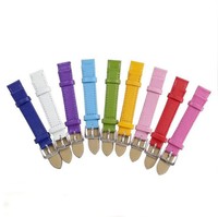 Genuine Leather Watch Strap Band 12 14 16 18 20 22mm Stainless Steel Buckle Hot