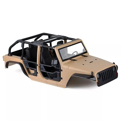 313mm Wheelbase Tube Door Shell for 1/10 RC Crawler Axial SCX10 Jeep Wrangler - Image 1 of 4