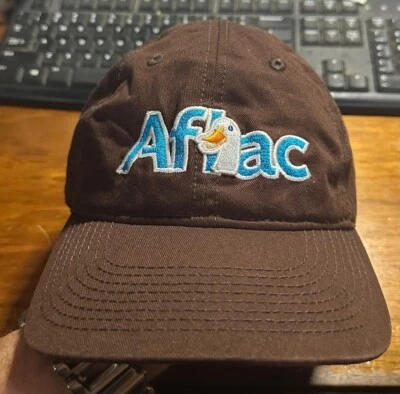 Gorra ajustable Aflac Duck Car Insurance The Game marrón béisbol adulto #D Foto 1 de 4