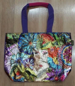 Borsa a tracolla Laurel Burch Signature donna fioritura foil XL RITIRATA - Foto 1 di 8