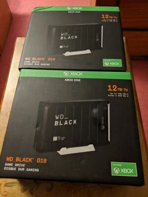 WD_BLACK 12TB D10 Desktop External HDD (7200 RPM) with 1-Month Xbox Game Pass - Image 1 of 2